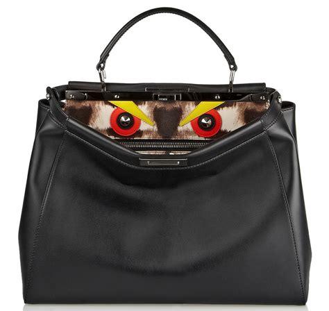 fendi peekaboo monster 23|fendi peekaboo price euro.